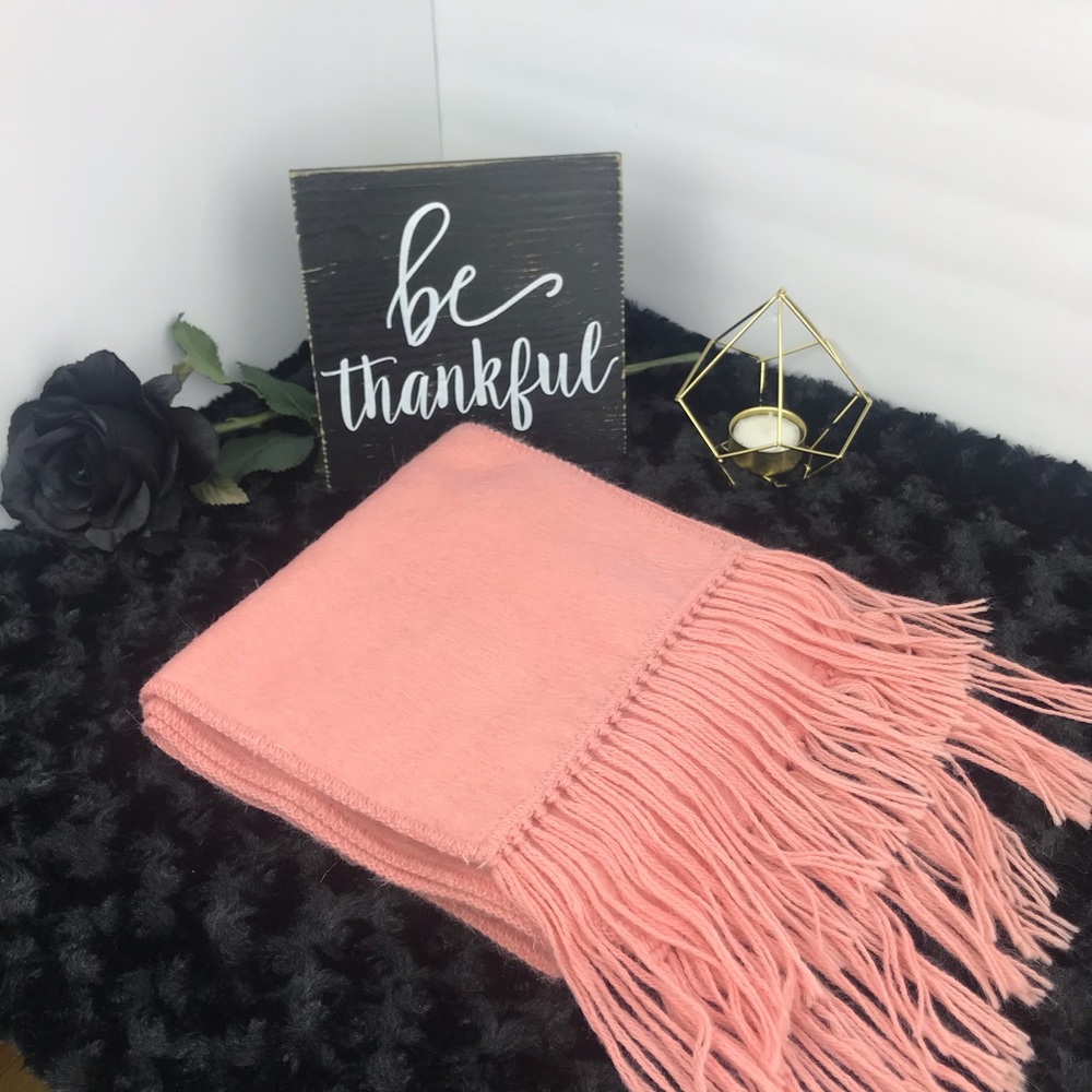 Pink Alpaca Camargo Scarf